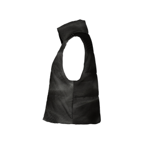 Women's Full-Zip Sleeveless Puffer Vest-Lightweight Ecodear