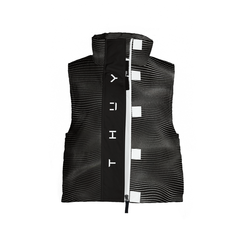Women's Full-Zip Sleeveless Puffer Vest-Lightweight Ecodear