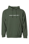 I AM WHAT IT TAKES reverse embroidered pullover hoody