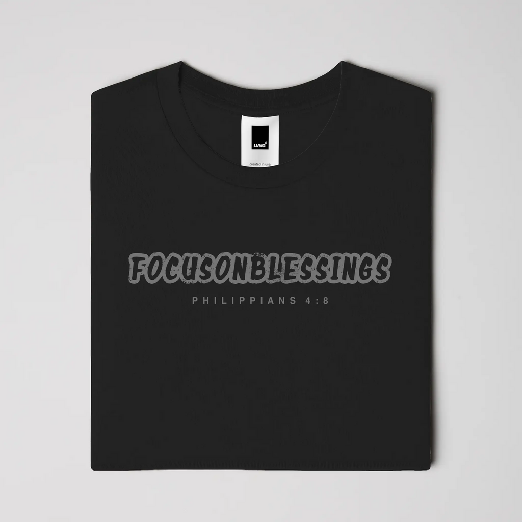 Focus On Blessings Heavyweight Tee 