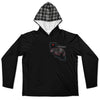 Men's Long Sleeve Hooded Performance Shirt - AOP