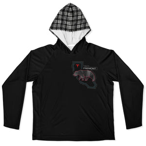 Men's Long Sleeve Hooded Performance Shirt - AOP