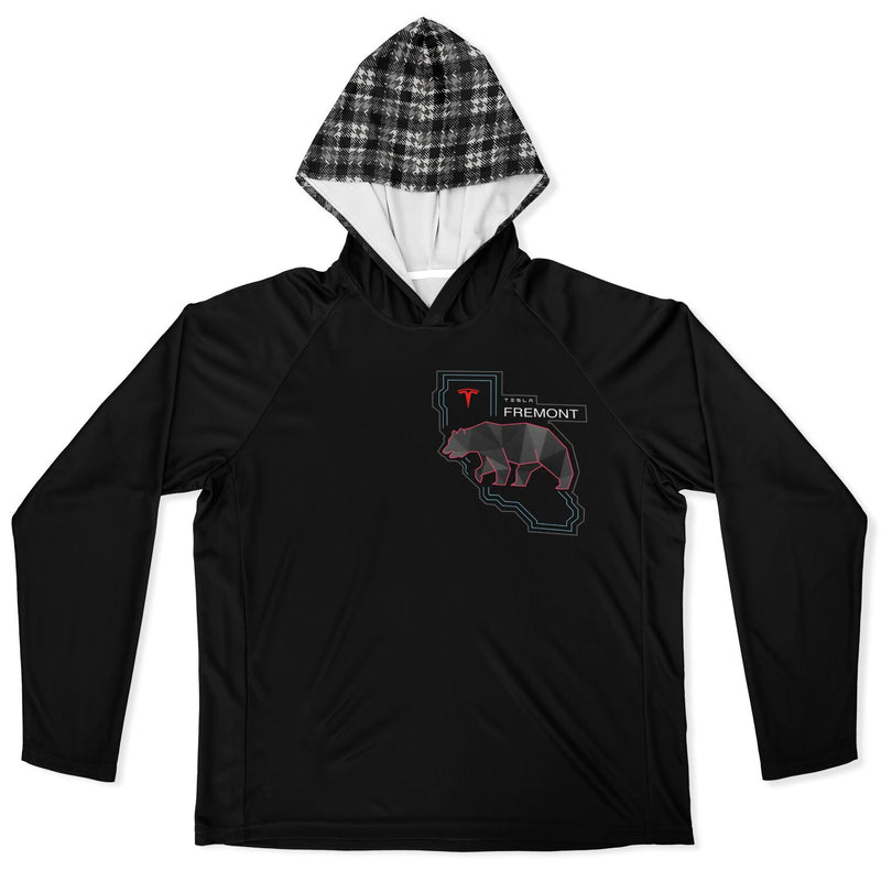 Men's Long Sleeve Hooded Performance Shirt - AOP