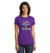 I AM WHAT IT TAKES FLORAL Ladies Heavy Cotton T-Shirt