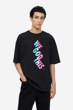 WE GOD THIS Oversized Heavyweight T Shirt